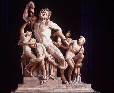 Laocoonte. Copia di et romana da originale ellenistico. Roma, Musei Vaticani.