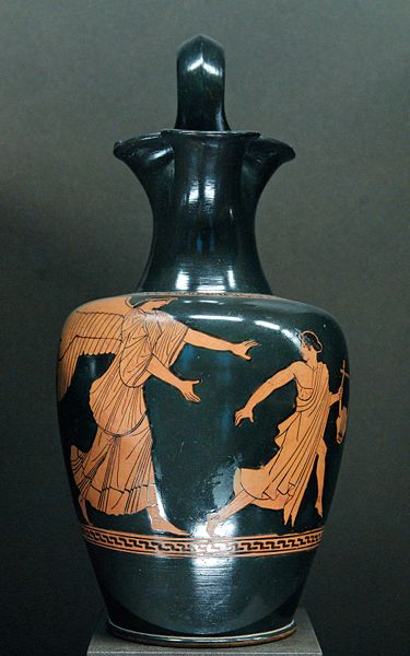 Eos e Titono (vaso da Vulci, secolo V)