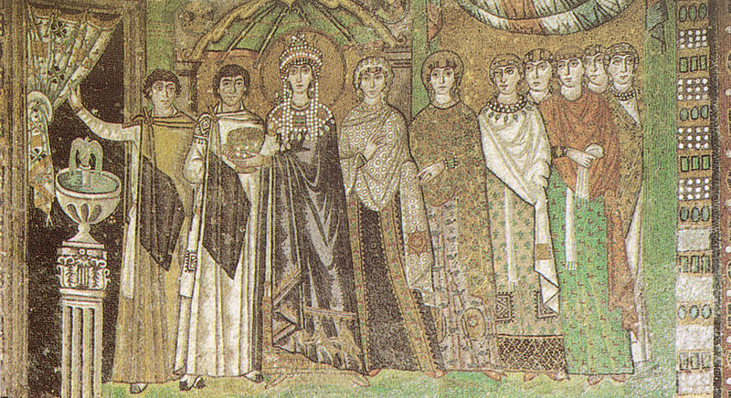Teodora e le sue dame (S. Vitale, Ravenna)