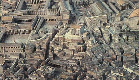 Plastico del centro di Roma nell'et imperiale