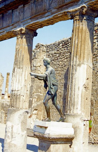 Resti del tempio di Apollo a Pompei