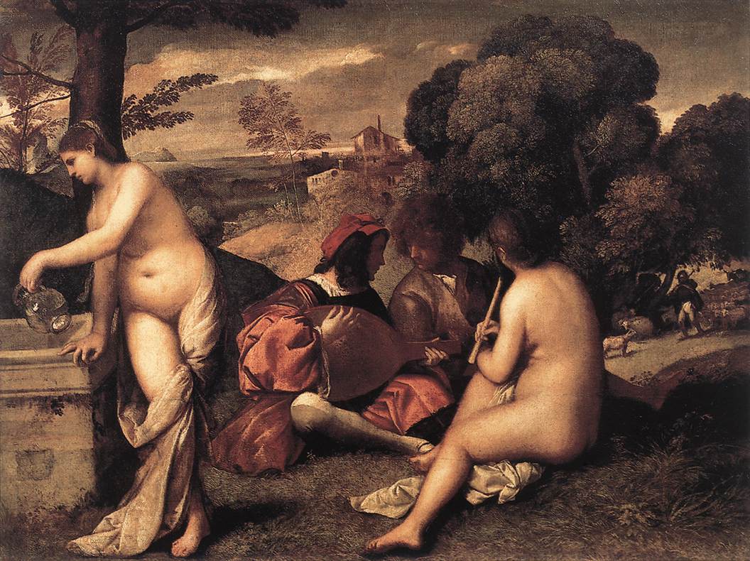 Giorgione, Concerto campestre (Parigi, Louvre)