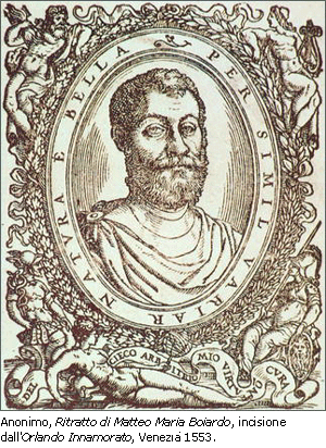 Boiardo (ritratto da un'edizione del XVI sec.)