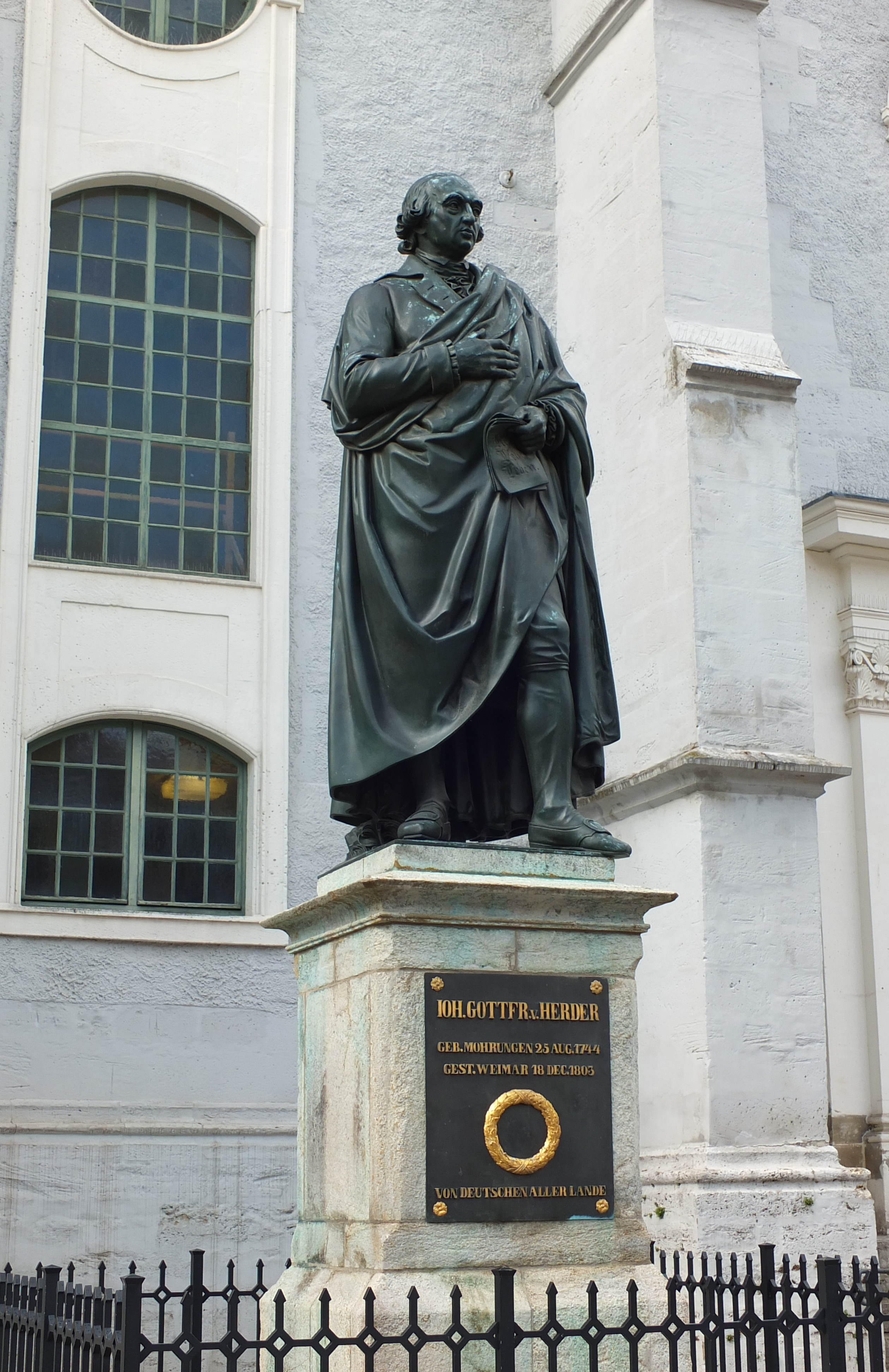 Statua di Herder a Weimar
