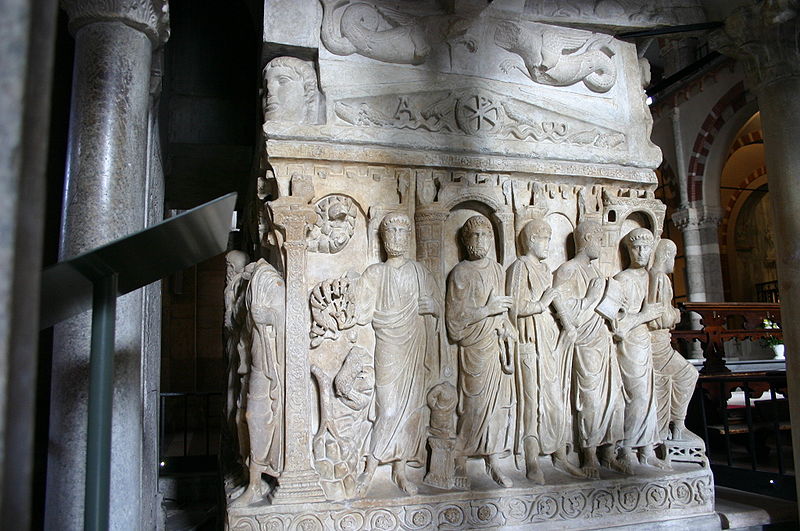 Il Sarcofago di Stilicone, basilica di Sant'Ambrogio (Milano)
