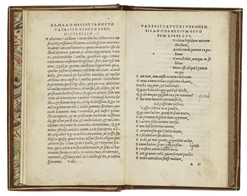 Catullo, ed. Manuzio (1502)